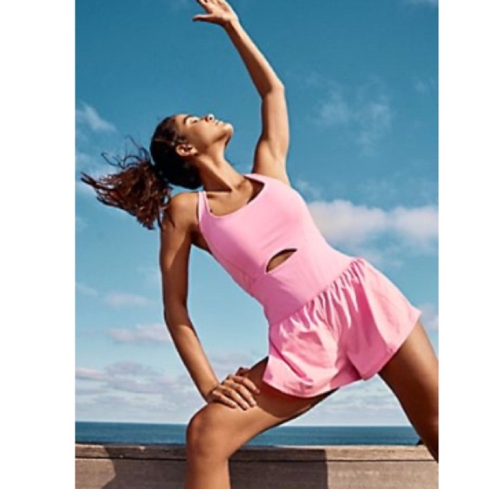 Free People Pink Activewear Set
